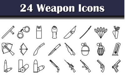 Weapon Icon Set