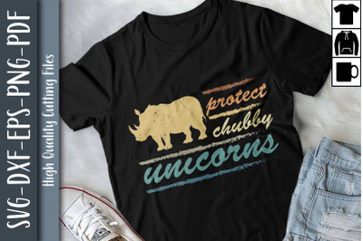 Protect Chubby Unicorns Save White Rhino