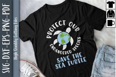 Save The Sea Turtle Endangered Species