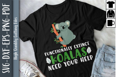 Functionally Extinct Koalas Need Help