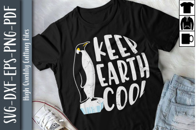 Keep Earth Cool Penguin Balloon