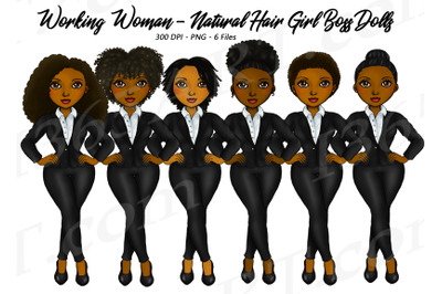 Working Black Woman Career Girls Business Clipart PNG