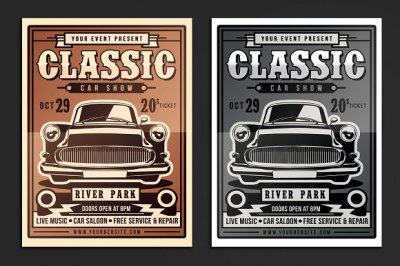 Classic Car Show Flyer