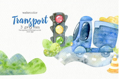 Watercolor Transport Design