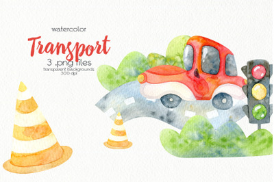 Watercolor Transport Design