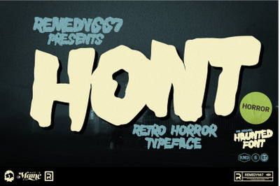 Hont - The Original Haunted Font
