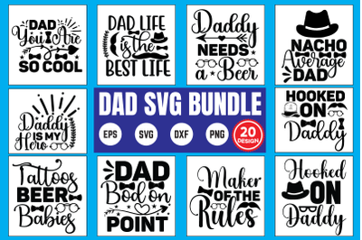 Dad svg bundle