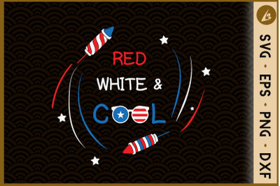 4th Of July Red White And Cool