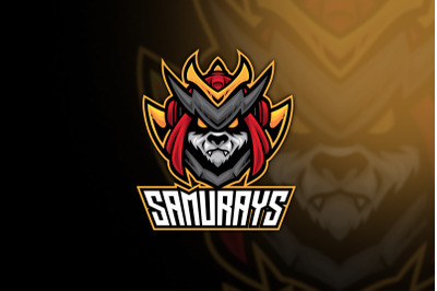 Panda Samurai Esport Logo