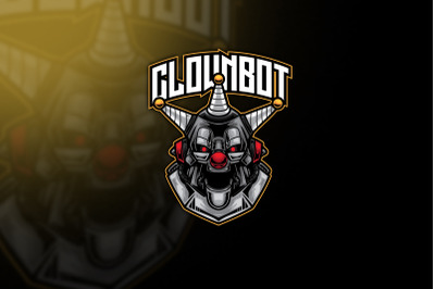 Robot Clown Esport Logo