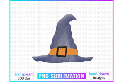 watercolor Hat, Halloween Hat Sublimation