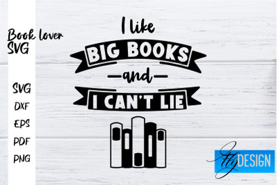 Book Lover SVG | Book Lover Quotes SVG | Reading SVG Design