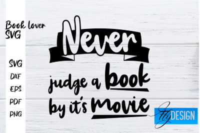 Book Lover SVG | Book Lover Quotes SVG | Reading SVG Design