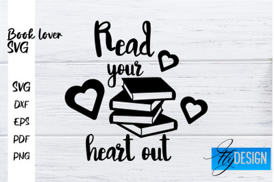 Book Lover SVG | Book Lover Quotes SVG | Reading SVG Design