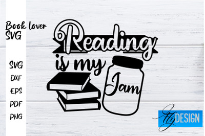 Book Lover SVG | Book Lover Quotes SVG | Reading SVG Design