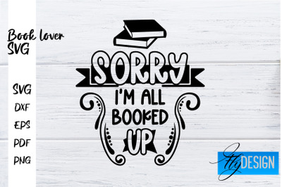 Book Lover SVG | Book Lover Quotes SVG | Reading SVG Design