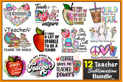12 Teacher Graphic Bundle
