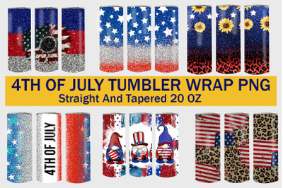 4th Of July Tumbler Graphic  Bundle