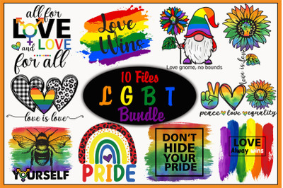 10 File LGBT Graphic  Bundle