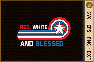Red White &amp; Blessed Shirt 4th of July