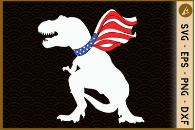 Dinosaur 4th of July Amerisaurus