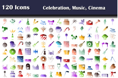 Celebmusiccinema Icon Set