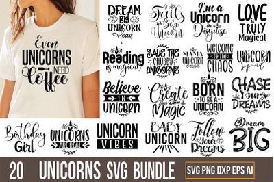 Unicorns SVG Bundle