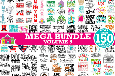 SVG Mega Bundle | BA Mega Bundle 5 for Cricut &amp; Silhouette