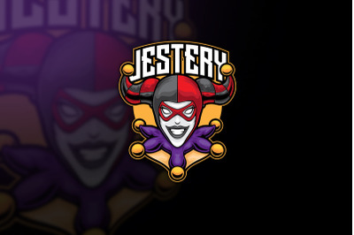 Female Jester Esport Logo