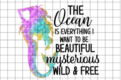 The Ocean Is Everything Graphic Design