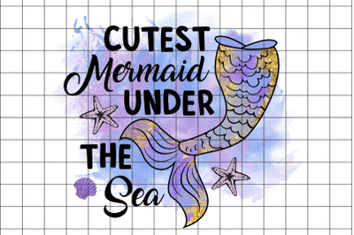 Cutest Mermaid Graphic Design