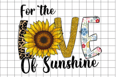 For The Love  Of  Sunshine Graphic Design