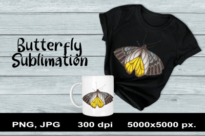 Butterfly Sublimation PNG Design