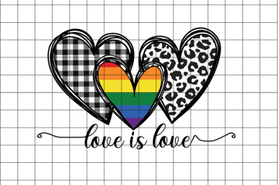 Love Is love Heart Graphic Design