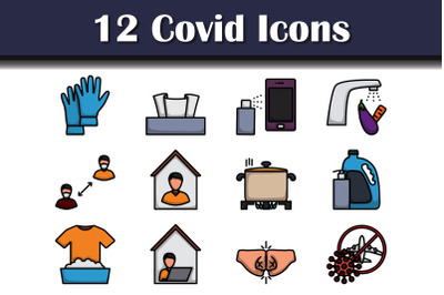 Covid Icon Set