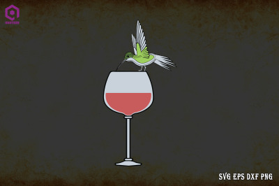 Hummingbird and Wine