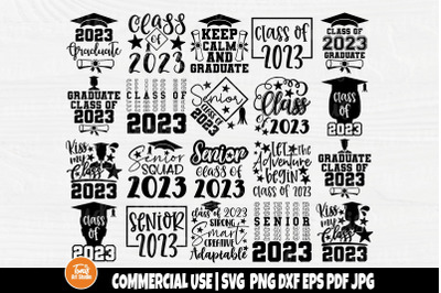 Graduation 2023 SVG Bundle, Graduate Svg Cut Files