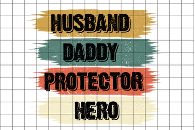 Husband Daddy Protector Hero Graphic  PNG