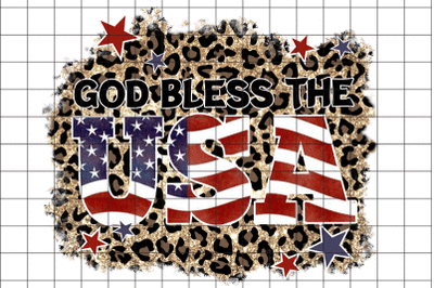 God Bless The USA Graphic Design