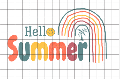 Hello Summer Graphic Design