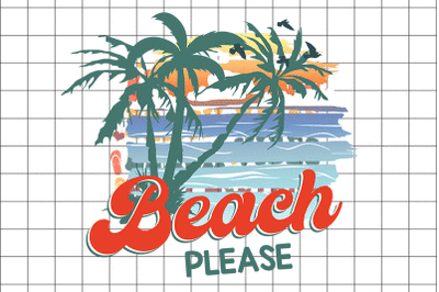 Beach Please  Graphic  Design