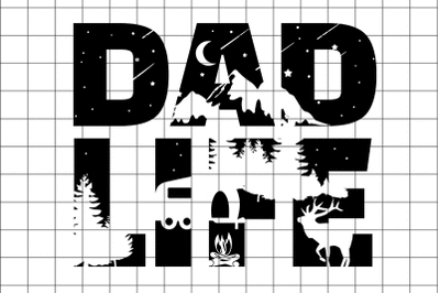 Dad Life Graphic Design PNG