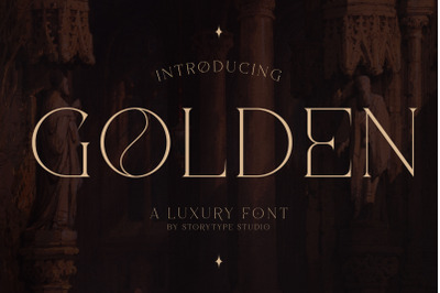 GOLDEN Typeface