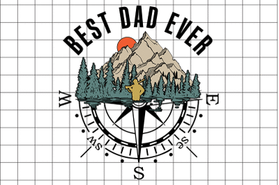 Best Dad Ever Graphic Design