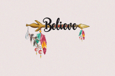 Believe Dream Catcher Sublimation