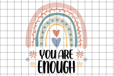 You Are Enough Graphic PNG