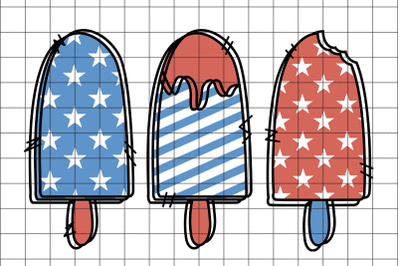 Ice Cream 4th Of July Graphic Design