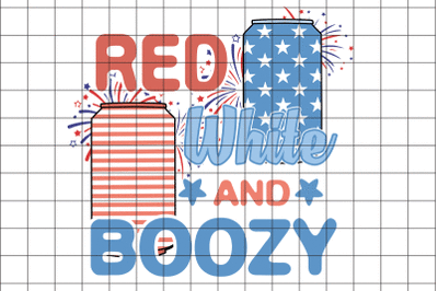 Red White And Boozy  Graphic Design