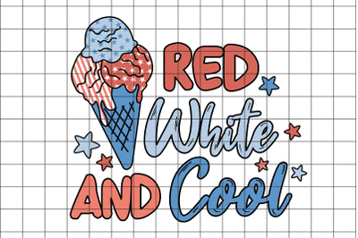 Red White And Cool Graphic Design