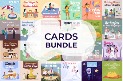 Cards template bundle